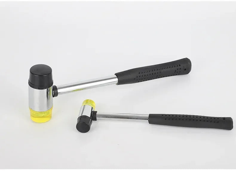 Double Face Soft Tap Rubber Hammer 25mm Multifunctional Glazing Window Beads Hammers Nylon Head Rubber Mallet