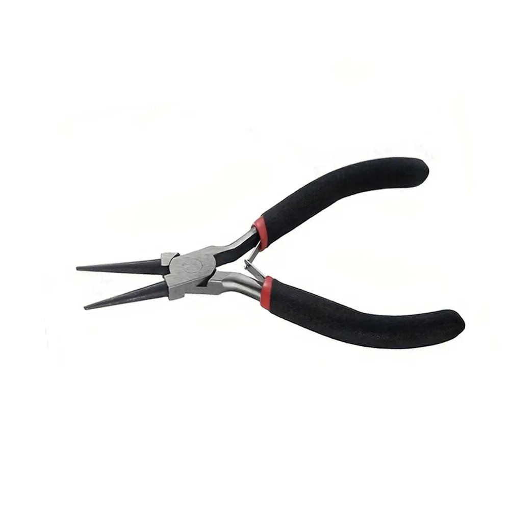 Portable 3 Styles Jewelry Pliers Tool Set Jewelry Making Round Nose Plier Tweezers Kit for Handcraft Beading Sewing DIY Supplies