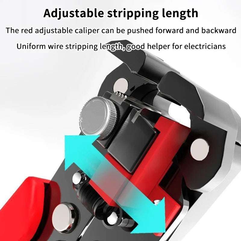 Automatic 5 In1 Wire Stripper Tools Multitool Decrustation Pliers Stripping Cutter Crimping Cable Wire Electrician Repair Tools