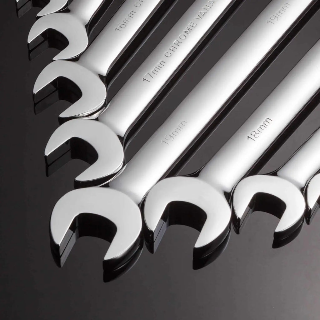 8-24mm Fix Head Ratcheting Wrench 72-Tooth Ratchet Spanner  Chrome Vanadium Steel for Auto Repair Tools