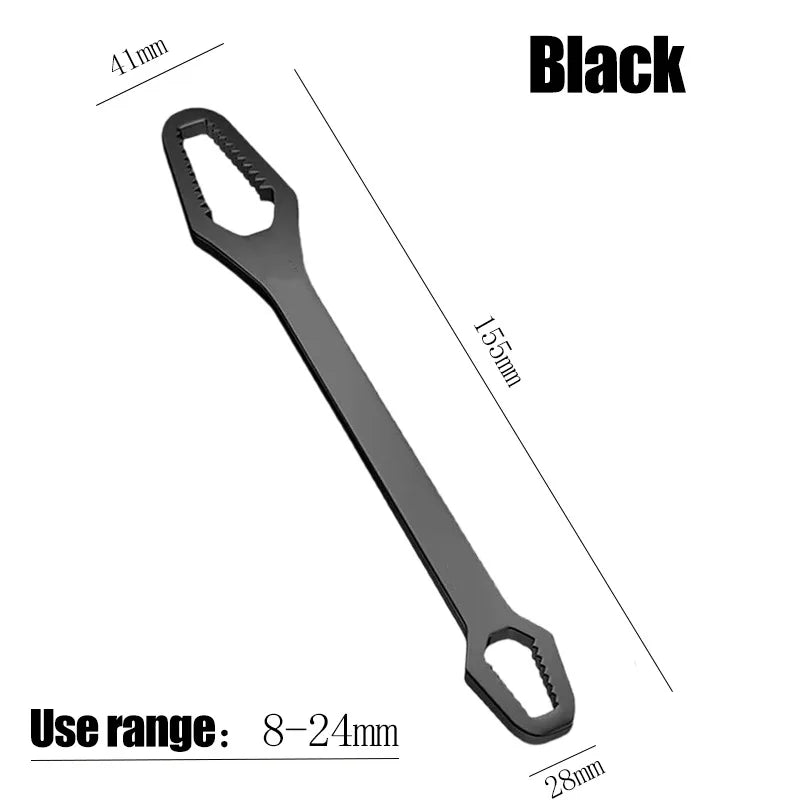 8-24mm Universal Torx Wrench Self-tightening Adjustable Glasses Wrenches Board Double-head Torx Spanner Hand Tools for Factory
