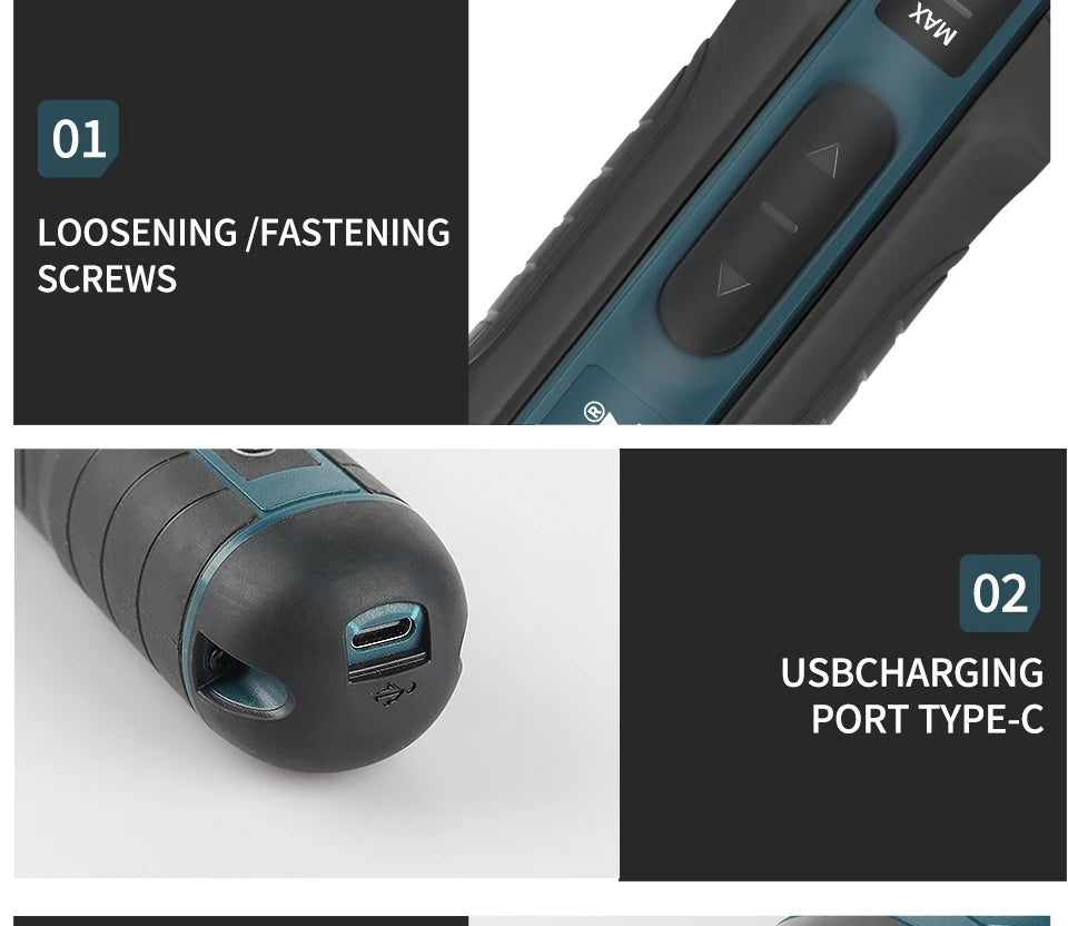 Makita Cordless Electric Screwdriver | 3.6V 5N.m Torque | 1/4" Chuck | 1300mAh Li - ion Battery