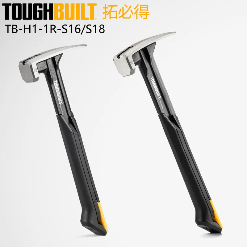 TOUGHBUILT Steel Rip Hammer TB-H1-1R-S16 TB-H1-1R-S18 16 OZ. 18 OZ. Smooth Face Hand Tools