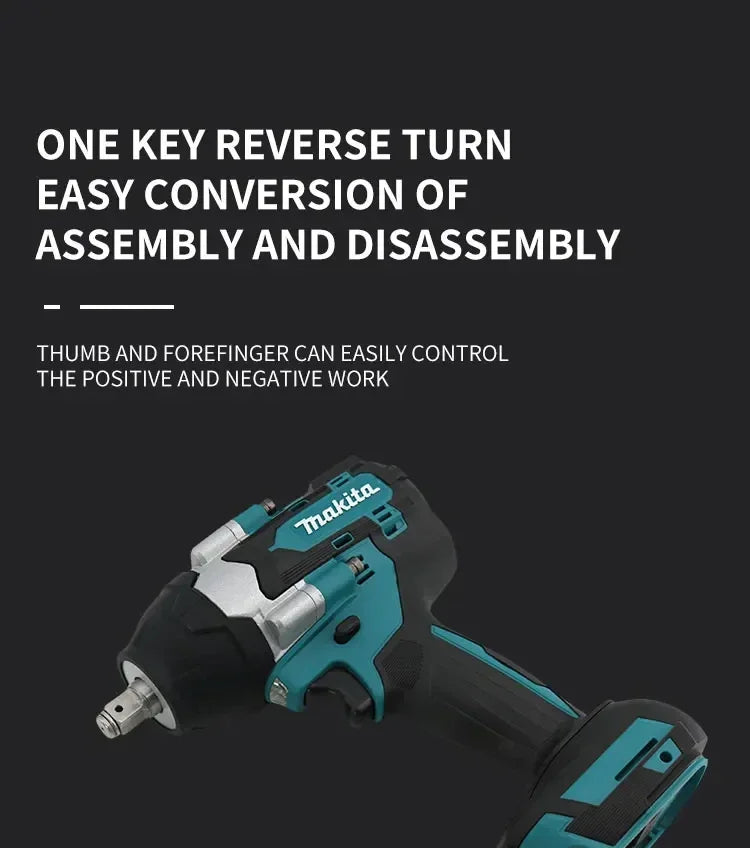 Makita DTW700 18V Brushless Electric Wrench Cordless Drill Screwdriver Free Delivery Large Torque Power Tools Torque Wrench