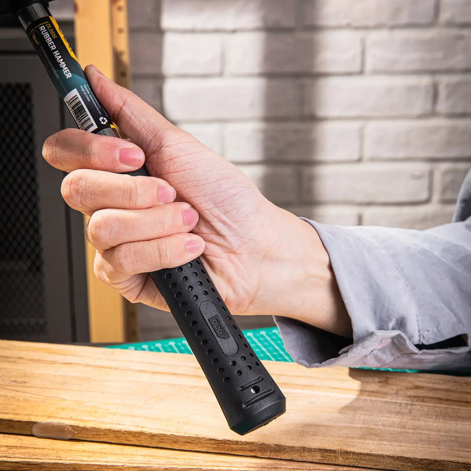 1 PCS 12/16/24OZ Rubber Hammer Durable Rubber Hammer Head for Camping Flooring Tent Stakes Woodworking Portable Repair Tools