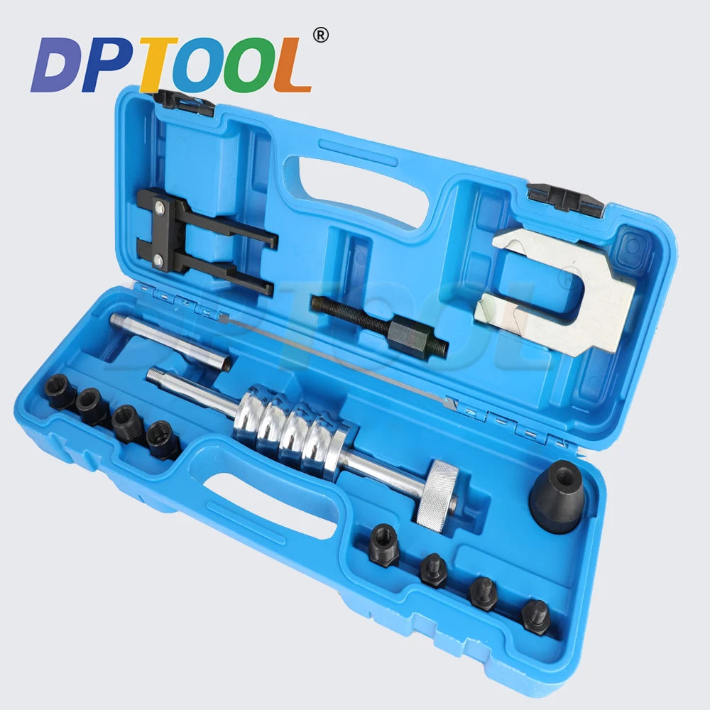 Universal Diesel Fuel Injector Puller Removal Tool Extractor Kit with Slide Hammer