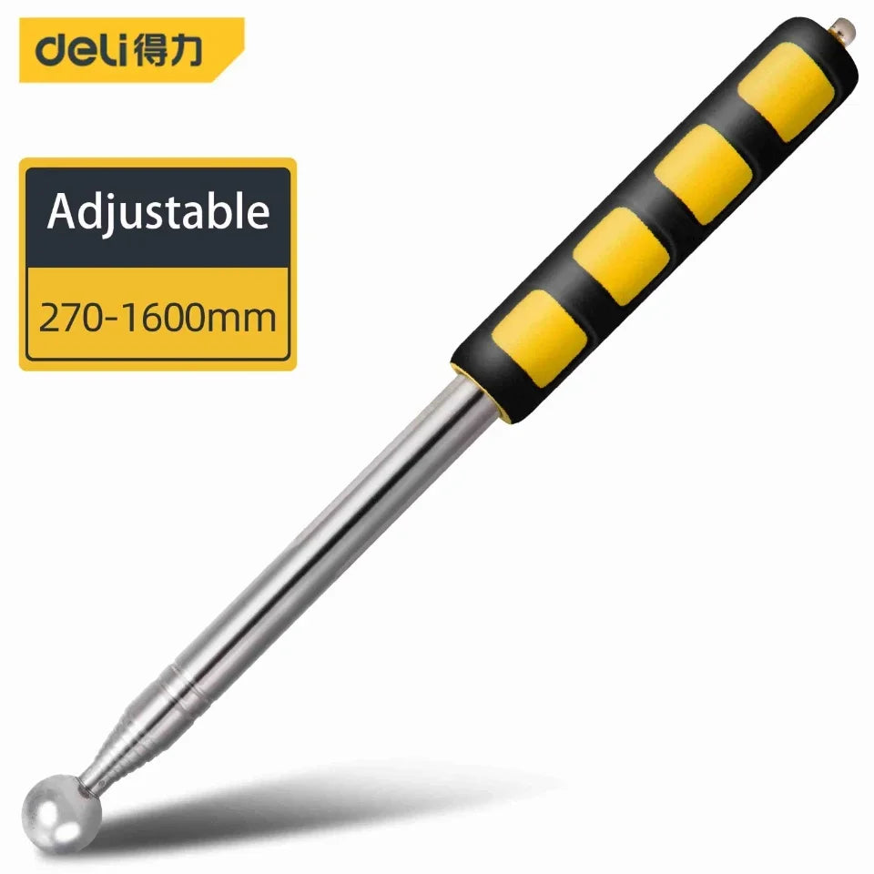 1Pc 98/115/160CM Multifunction Telescopic Self Defense Hammers Empty Drum Hammer Room Test Rod Inspection Room Tools Metel Test