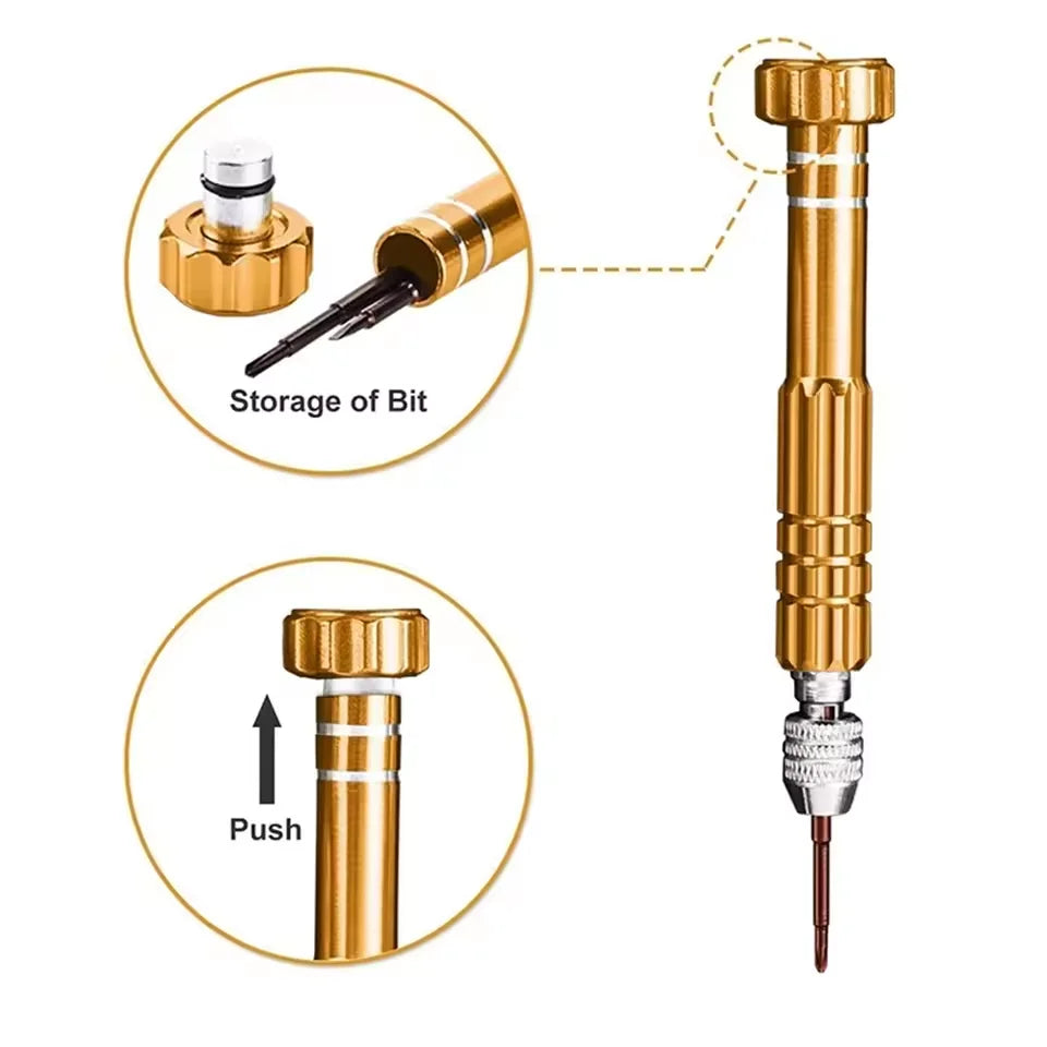 2025 5 in 1 Screwdriver Repair Kit Screwdriver for Phone Opening Tools Phone Repair Tools for Iphone Huawei Xiaomi /Color Random