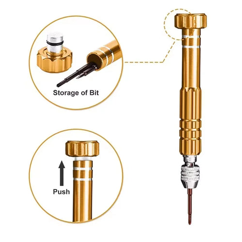2025 5 in 1 Screwdriver Repair Kit Screwdriver for Phone Opening Tools Phone Repair Tools for Iphone Huawei Xiaomi /Color Random