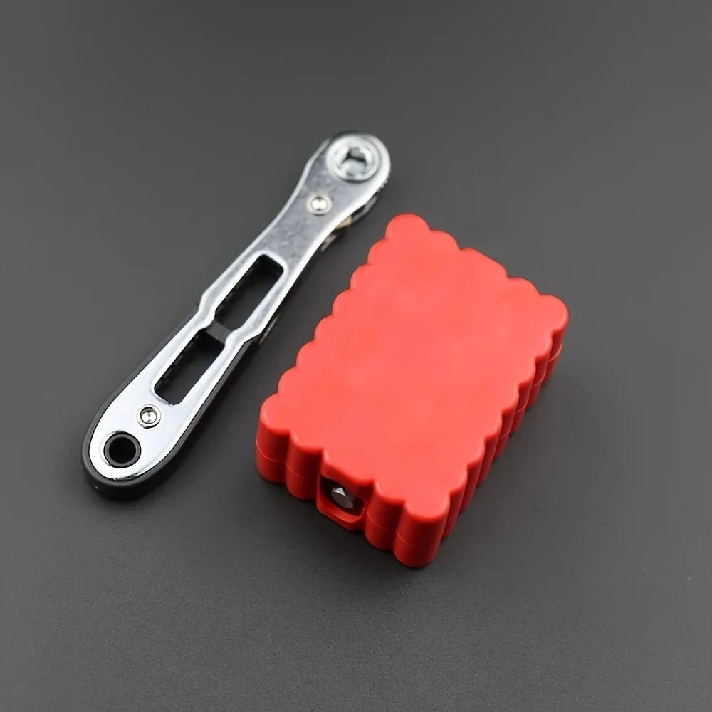 Damaly,Two-way multi-function ratchet screwdriver, forward and reverse working screwdriver for tight spaces