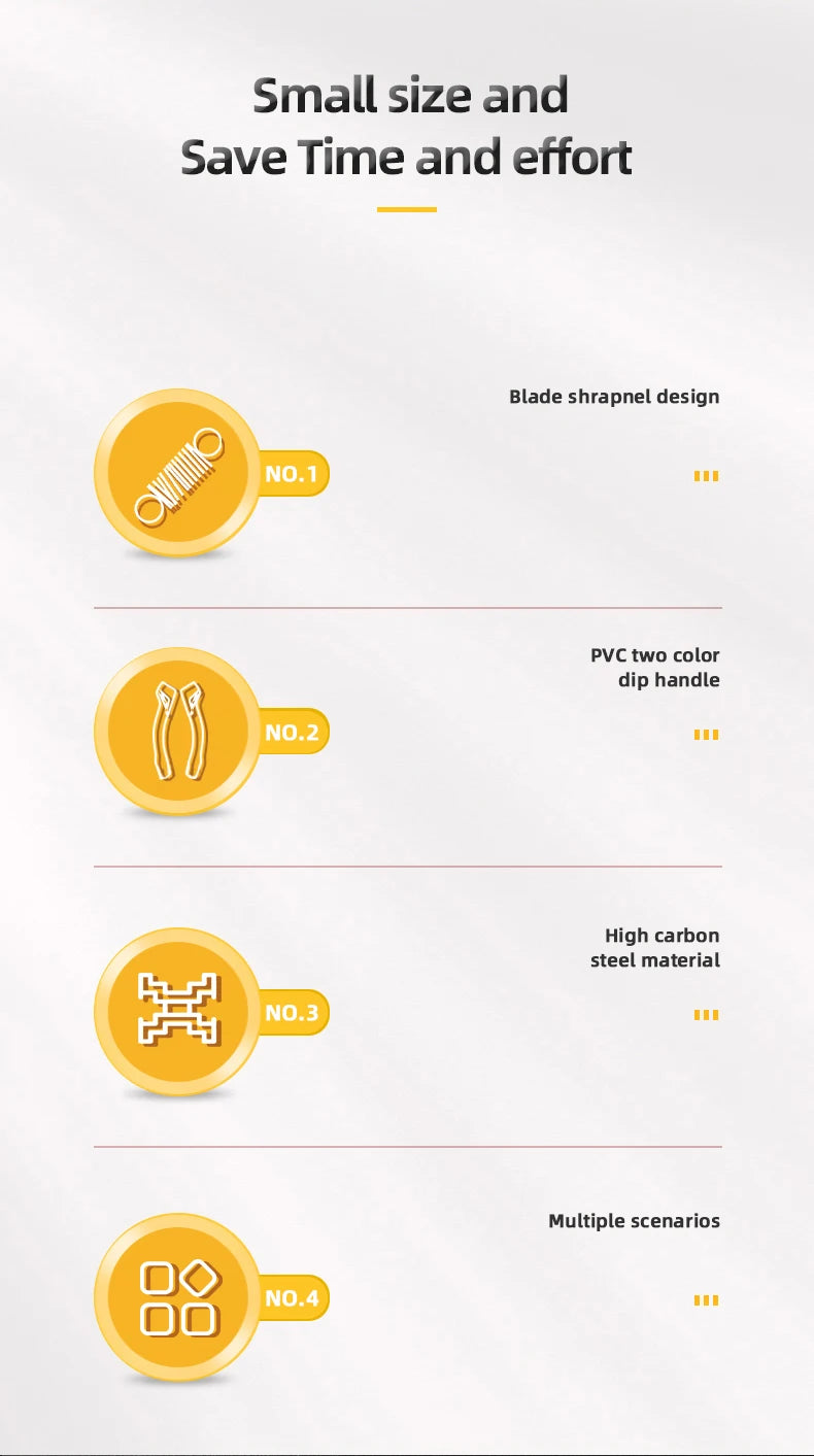 Deli Mini Pliers Making Pliers Precision Wire Cutters, Needle, Round & Bent Nose for Making, Chain Nose, Craft, Earring