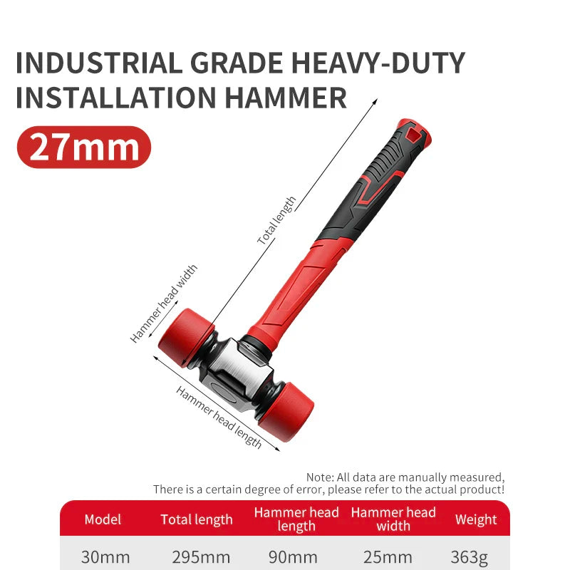Rubber Hammer Rubber Hammer Paste Floor Tile Installation Hammer Solid Rubber Hammer Hammer Rubber Hammer Tools