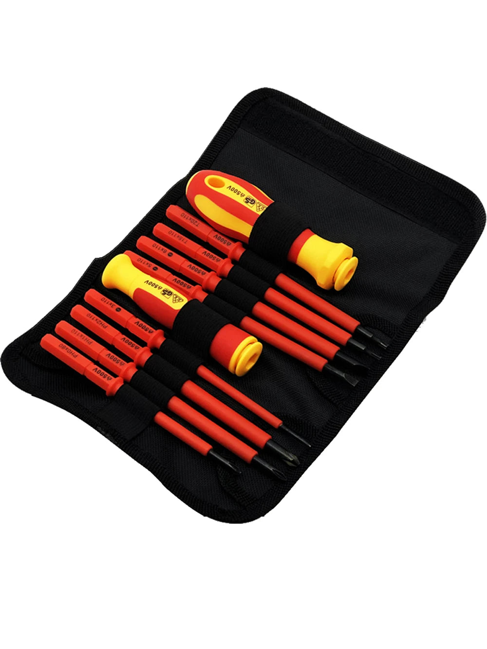 New hexagonal screwdriver Insulated electrician screwdriver high hardness set household magnetic cross word shaped plum blossom