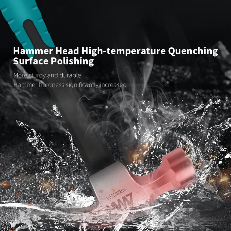 AMR Claw Hammer 8OZ/12OZ/16OZ Claw Framing Hammer with High-carbon Steel Hammer Head & Anti Slip Handle