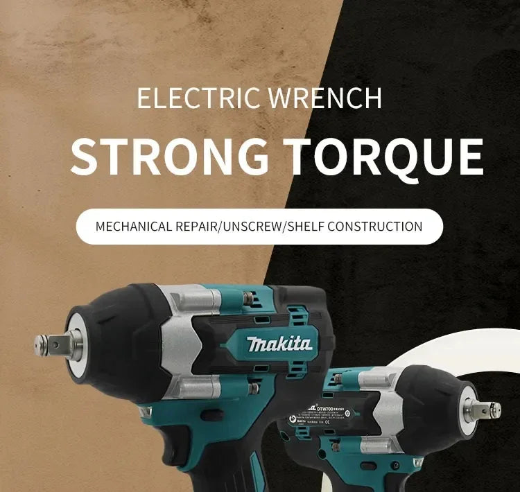 Makita DTW700 18V Brushless Electric Wrench Cordless Drill Screwdriver Free Delivery Large Torque Power Tools Torque Wrench