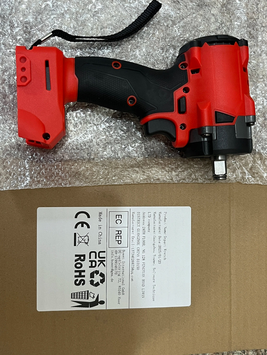 Brushless Impac Wrench 500N.m Electric Driver 1/2" Repair Cordless Screwdriver 4 Gears Power Tools for Milwaukee 18V Battery