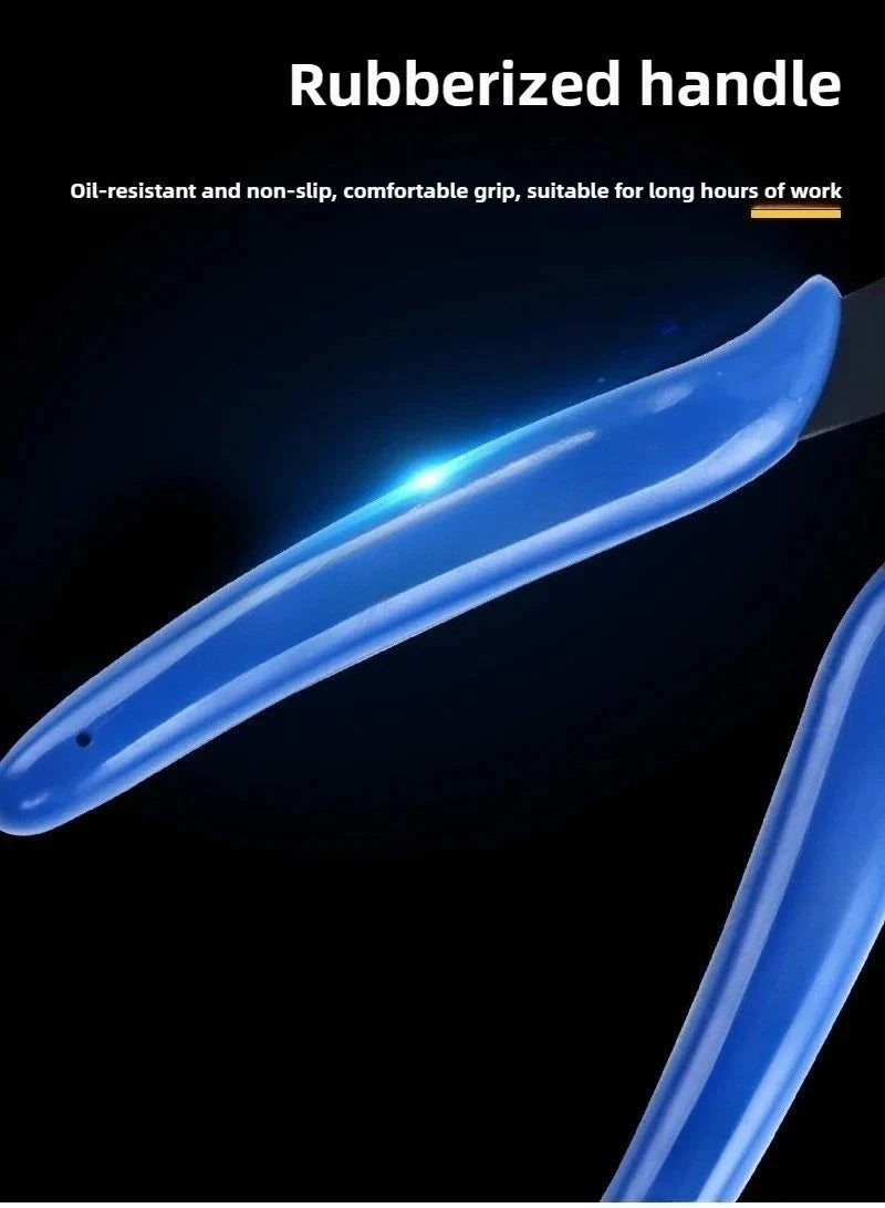 Blue Electricians Pliers Tools Electrician Hand Tool Carbon Steel home Electrical Wire Cable Cutters Side Snips Flush Nipper