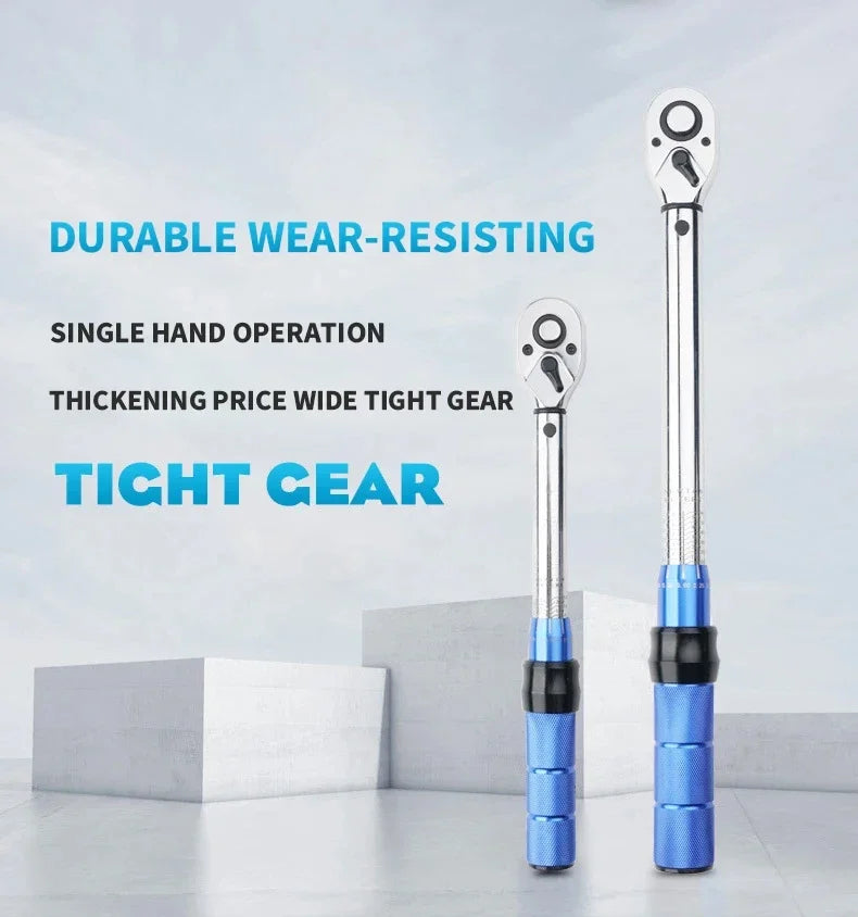 5-60N.m Torque Wrench 3/8 Inch Square Drive Torques Key ±3% High Precision Torque Wrench Professional Bicycle Automotive Tool