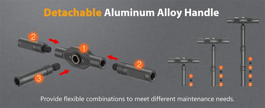 24 In 1 Multi-purpose Ratchet Wrench Screwdriver Set Magnetic Bits Tools Set DIY Household Repair Tool Precision Hand Tools Work