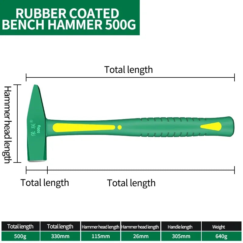 Multifunctional non-slip shockproof steel hammer hand tools household woodworking hardware tools percussion hammer