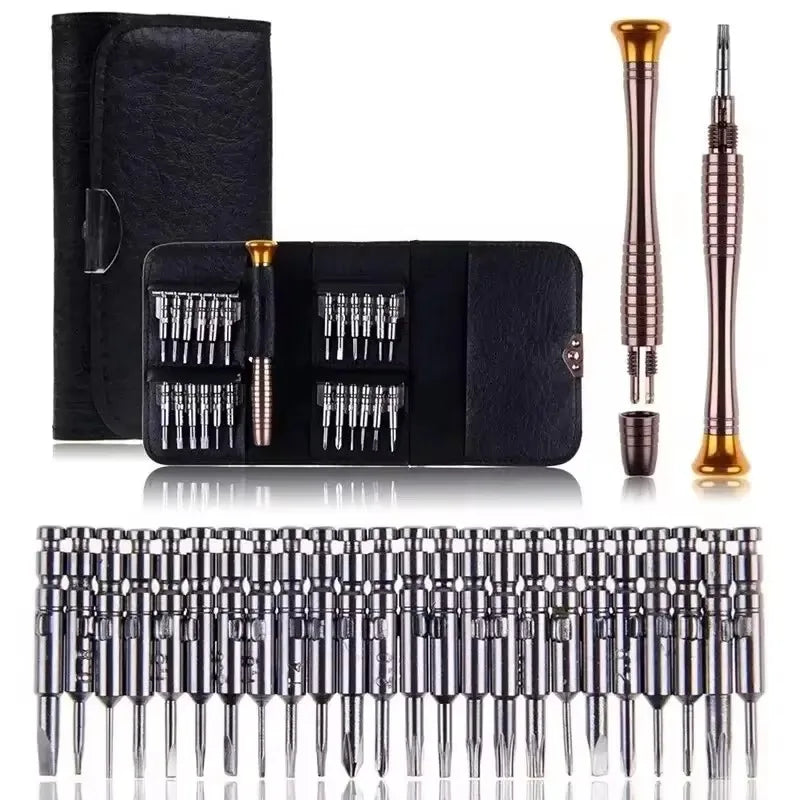 1Set 25 in 1 Screwdriver Set Multifunctional Precision Screwdriver for Mobile Phone Laptop Disassembly Repair