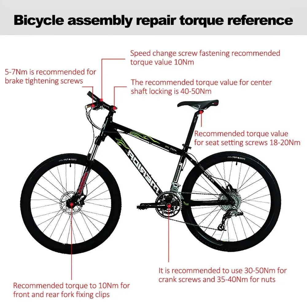 10-210N.m Torque Wrench 1/2"  Precise Reversible Ratchet Torques Key Professional Bicycle Motorcycle Car Automotive Tool