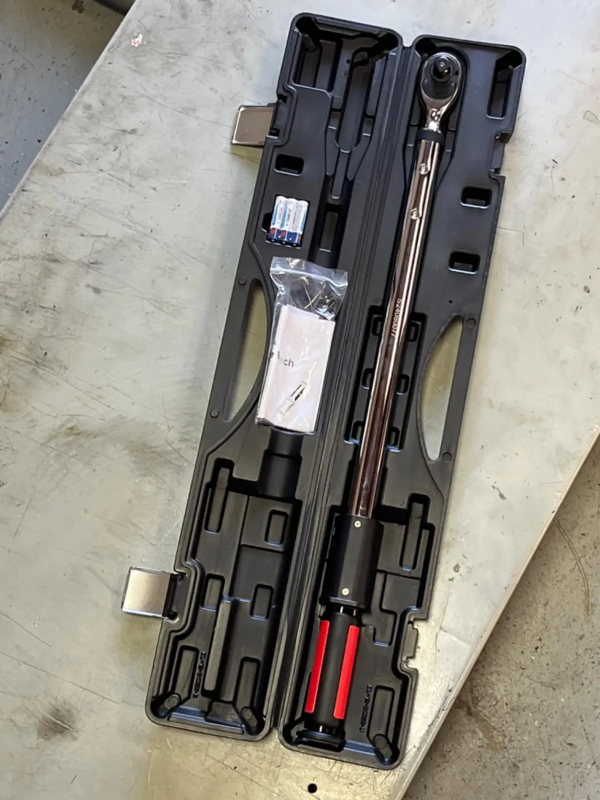 Seesii Digital Torque Wrench 1/2" Drive 340N.m 2% Torque Accuracy Electric Torque Wrench with 3 Adjustable Modes for Car Care