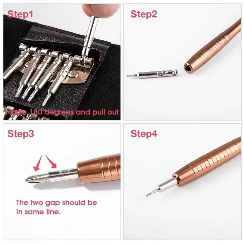 1Set 25 in 1 Screwdriver Set Multifunctional Precision Screwdriver for Mobile Phone Laptop Disassembly Repair