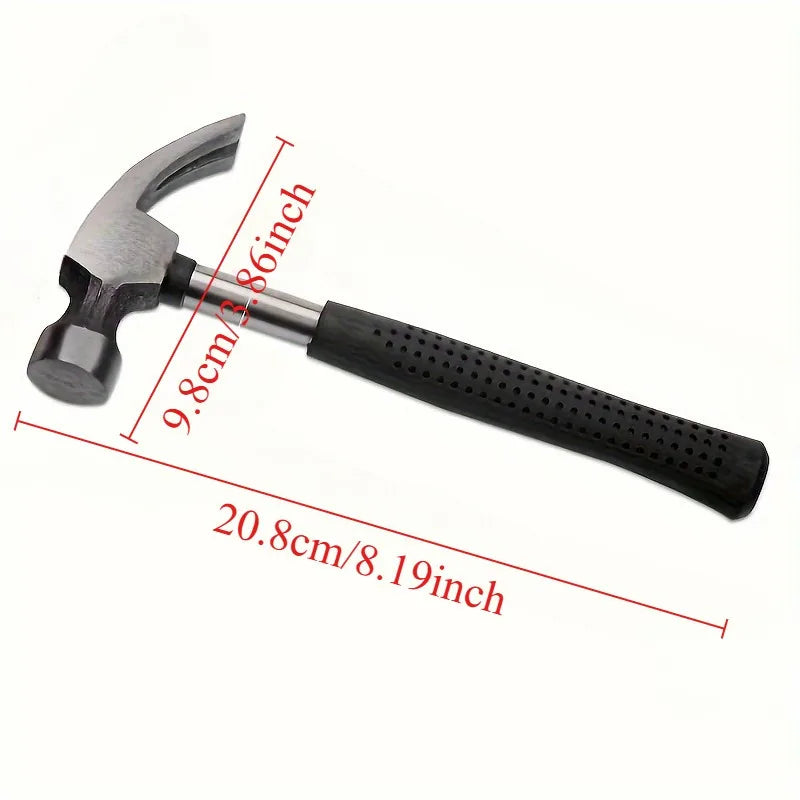 Mini Claw Hammer, Multi-functional Nail Hammer, DIY Steel Hammer Head, for Home Decoration, Maintenance, Car Escape Backup