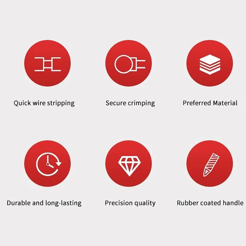 Automatic 5 In1 Wire Stripper Tools Multitool Decrustation Pliers Stripping Cutter Crimping Cable Wire Electrician Repair Tools