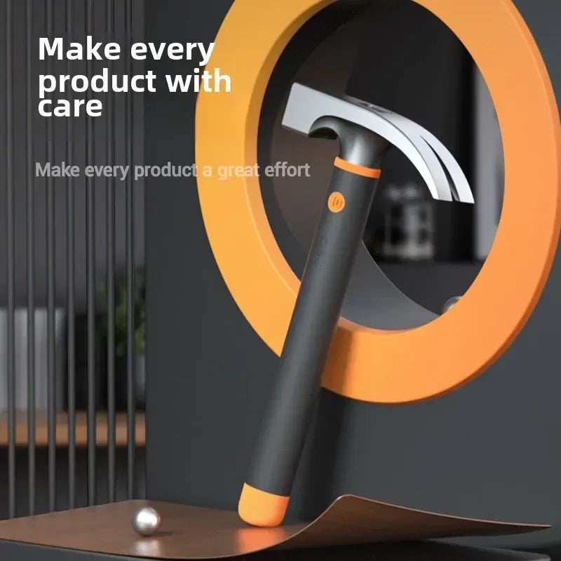 Deli 10oz Claw Hammers Mini Camping Hammer Nail Hammer with Shock Reduction Grip Multifunctional Woodworking Repair Hand Tools