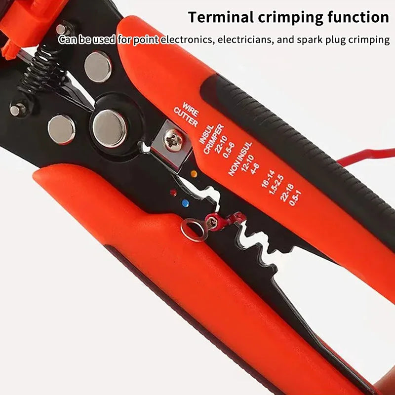Automatic 5 In1 Wire Stripper Tools Multitool Decrustation Pliers Stripping Cutter Crimping Cable Wire Electrician Repair Tools