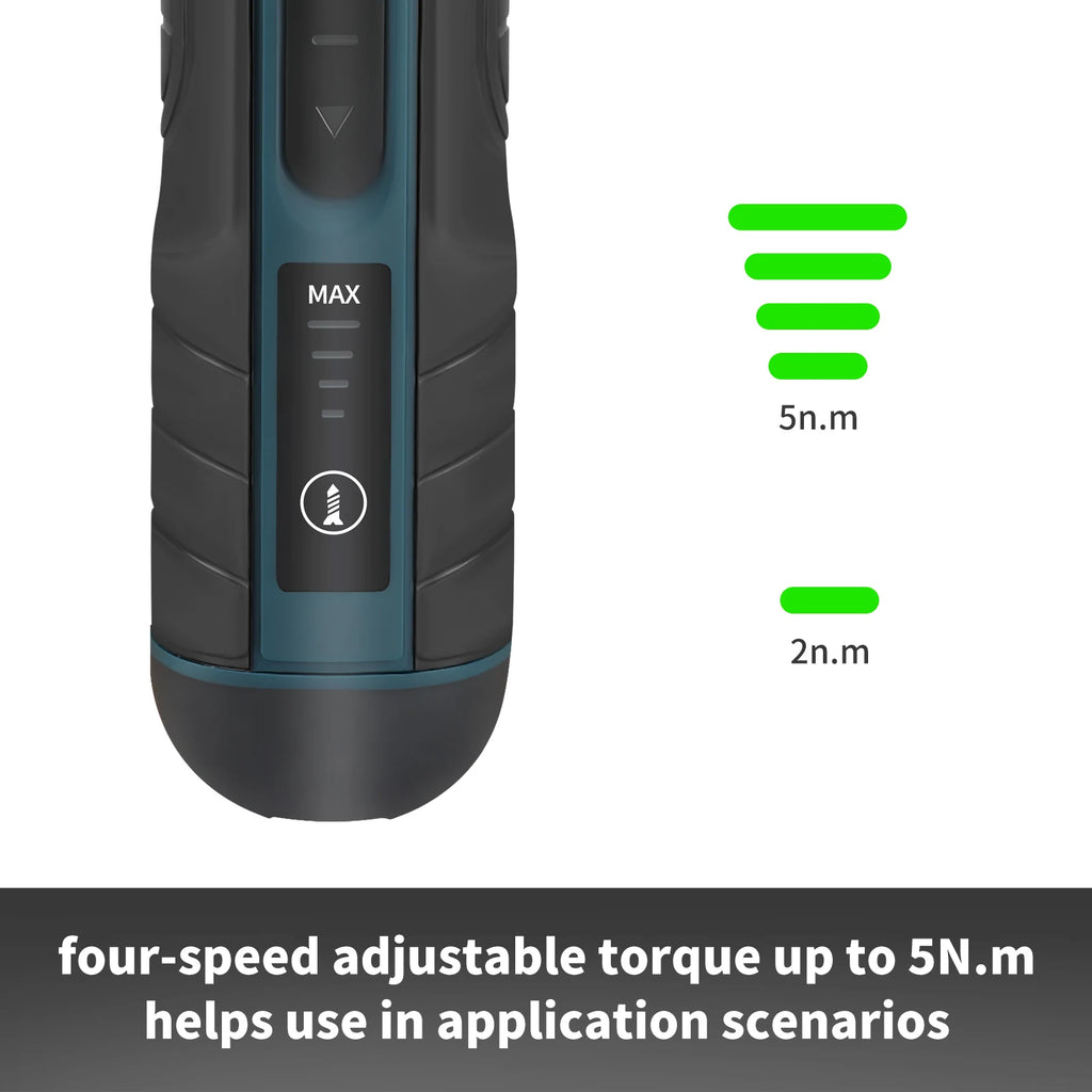 Makita Cordless Electric Screwdriver | 3.6V 5N.m Torque | 1/4" Chuck | 1300mAh Li - ion Battery